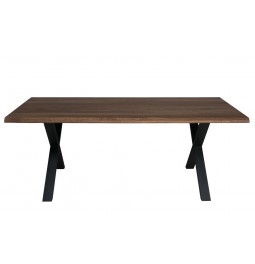 Pietų stalas VENICE, tamsus ąžuolas, 200x95cm H74cm