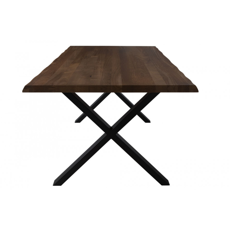 Pietų stalas VENICE, tamsus ąžuolas, 200x95cm H74cm