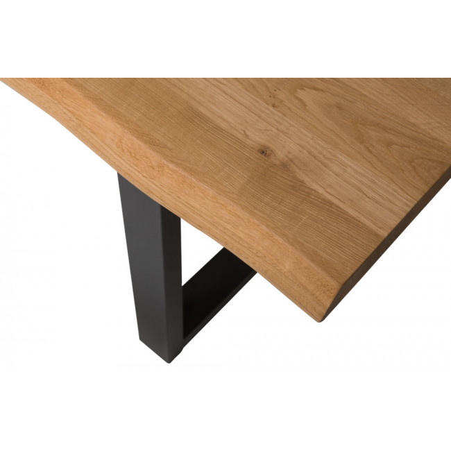 Pietų stalas FLORANCE, natūralus ąžuolas, 200x95cm H74cm