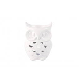 Fragrance burner Owl, porcelain, 11x9x15cm
