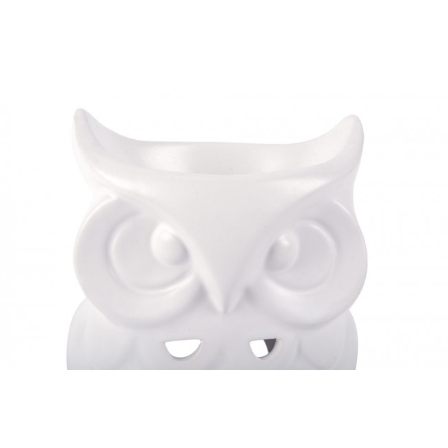 Fragrance burner Owl, porcelain, 11x9x15cm