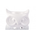 Fragrance burner Owl, porcelain, 11x9x15cm