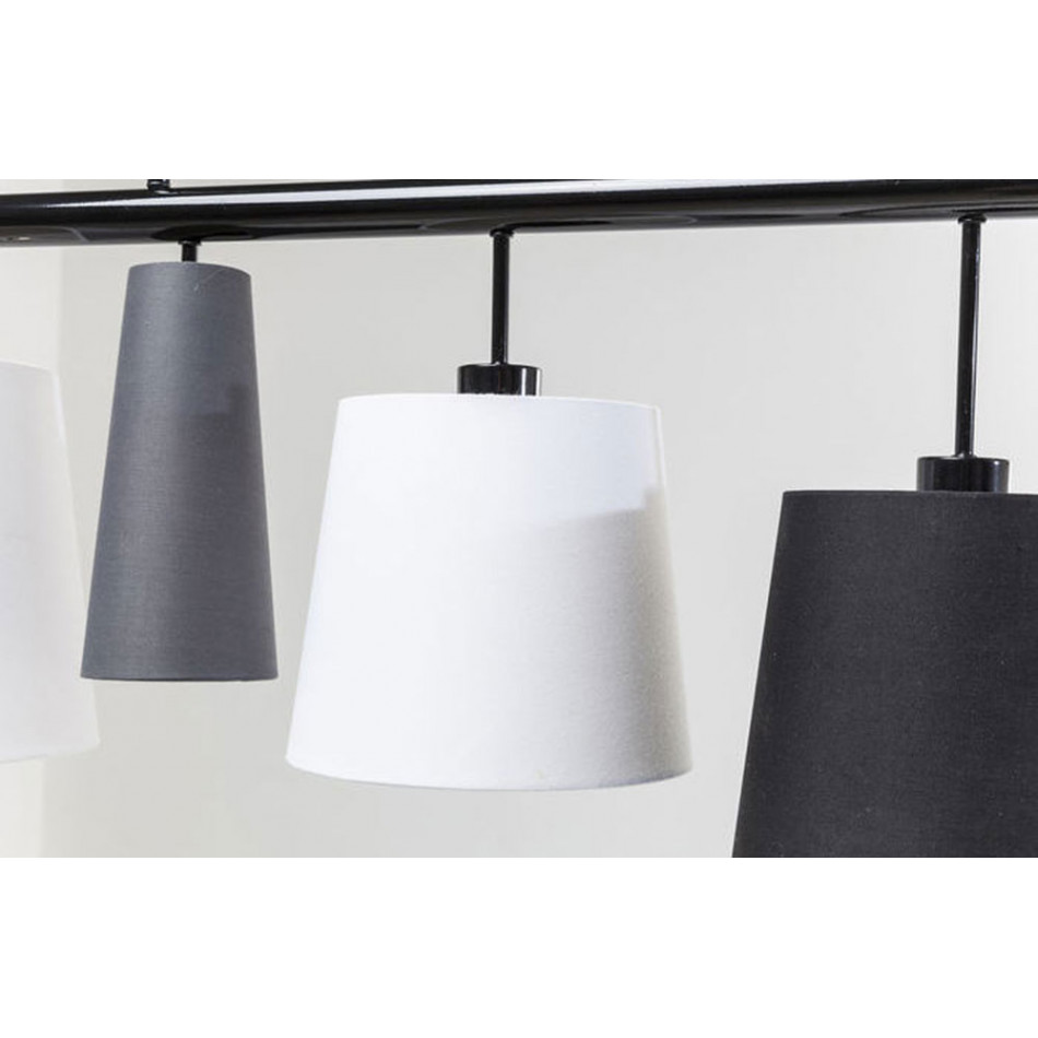 Pendant Lamp Parecchi Black, H160x107x30cm