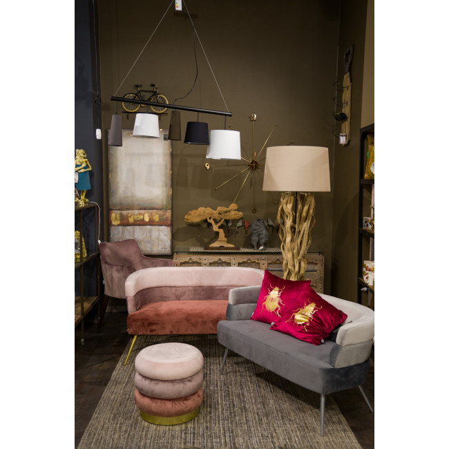 Pendant Lamp Parecchi Black, H160x107x30cm