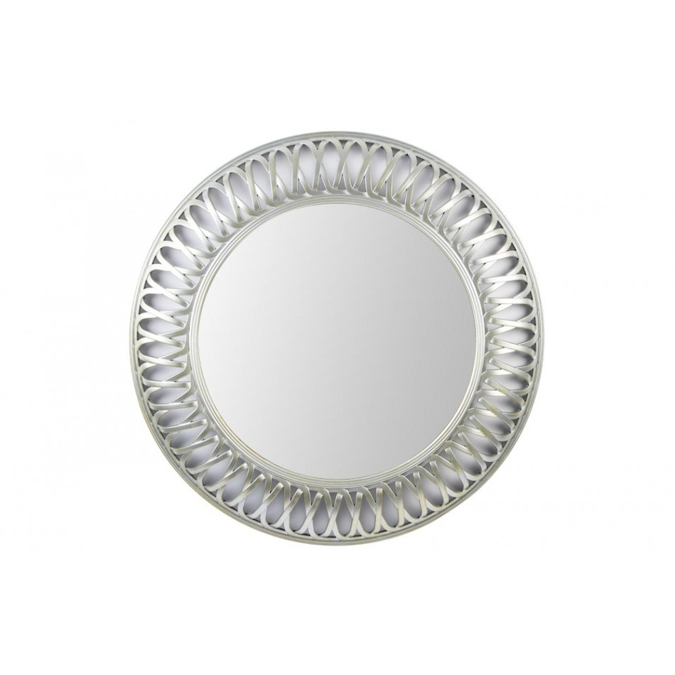 Wall mirror INDRE, round, champagne color, D75x5cm