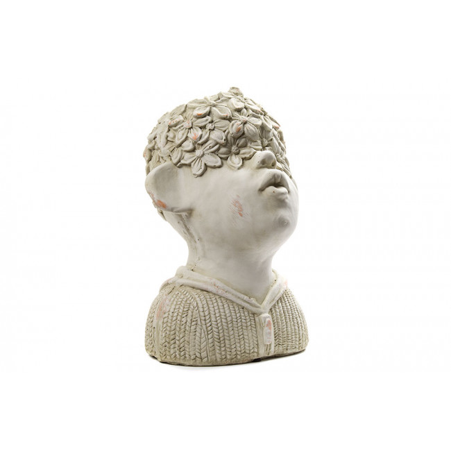 Flower pot Antique, cream colour, 24x23x34cm