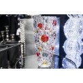 Crystal Vase LISBOA, multicolor, H-35cm, D-15cm