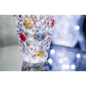 Crystal Vase LISBOA, multicolor, H-35cm, D-15cm