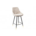 Baro kėdė SOLERO, šviesiai pilkos sp. H-98x54x54cm, sėdimosios dalies aukštis  H-68cm