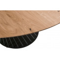 Pietų stalas MAREA, natūralus ąžuolas, D140cm