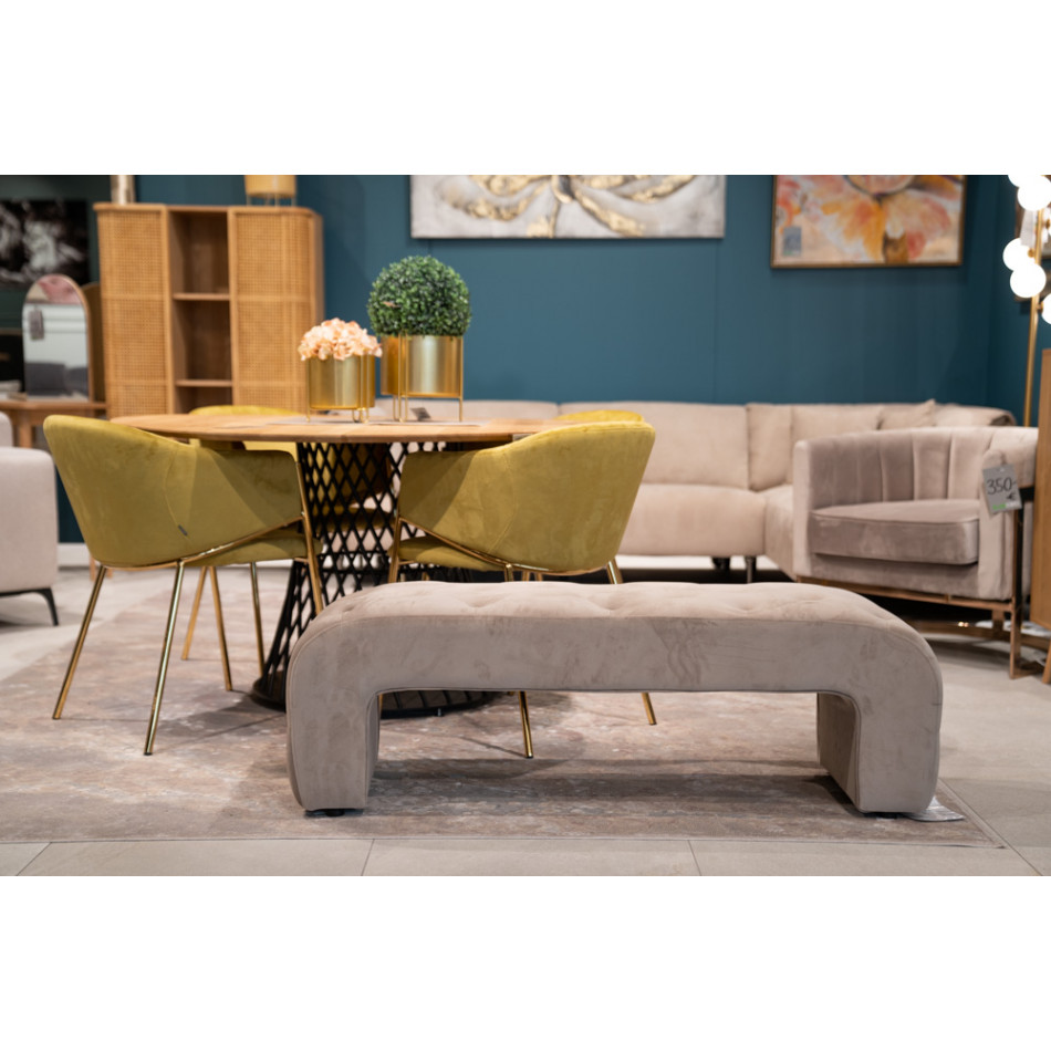 Dining table Marea, oak wood, D140cm, H75cm