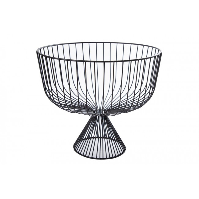 Decorative metal bowl Tora, H26x30cm