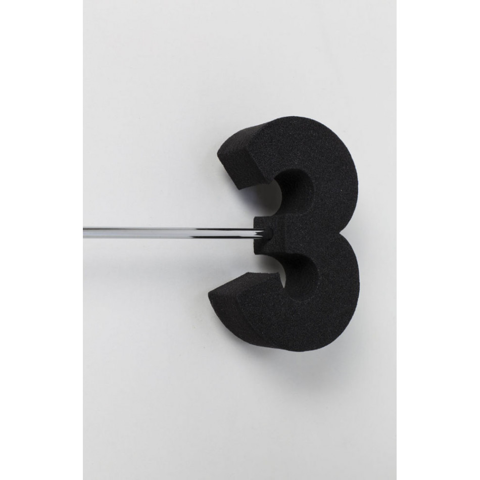 Wall clock Like Umbrella Chrome, D-100x6cm