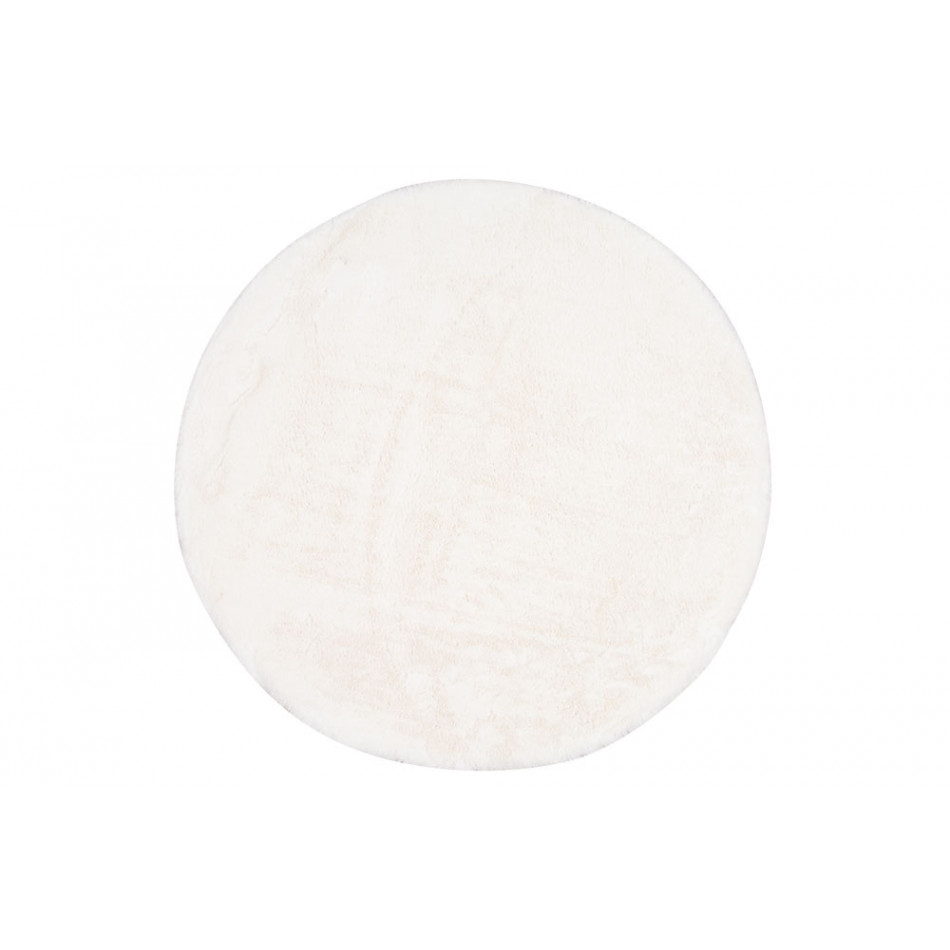 Carpet Laheaven, white, D120cm