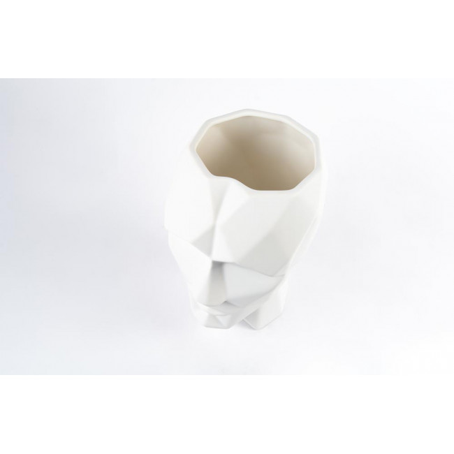Figurine MORDERN MAN L, white matt, H25x19x14.5cm