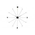 Wall clock Like Umbrella Black, Ø-100cm