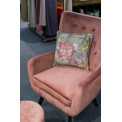 Armchair Dunkel, old pink color, H103x76x80cm, seat height 50cm