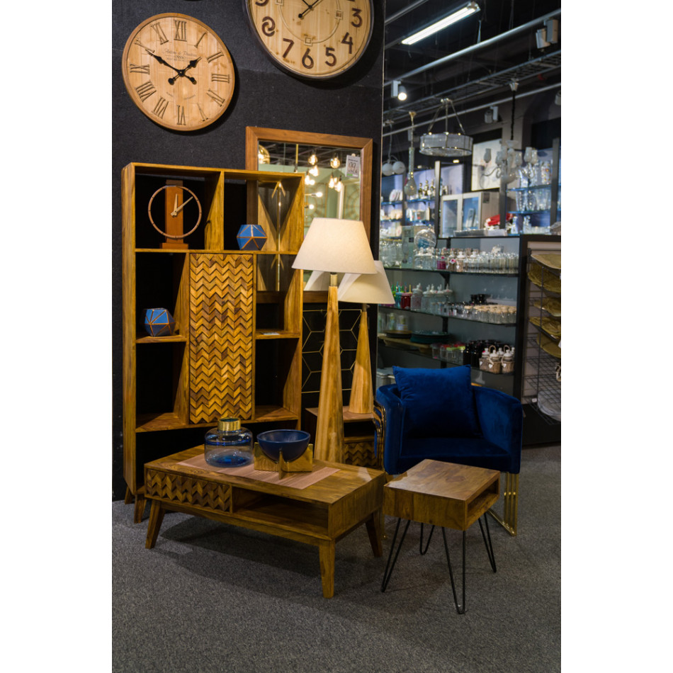 Table Lamp Moora with linen shade, E27 40W, H71x15cm