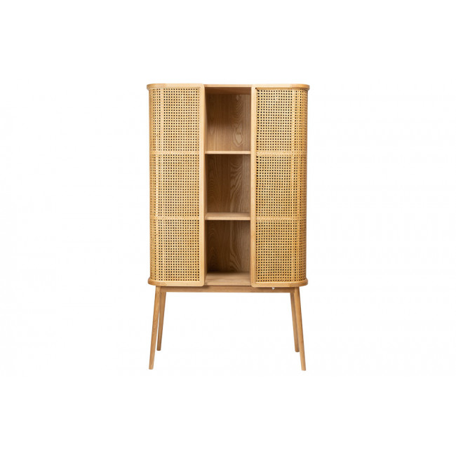 Sideboard Nona, ash wood veneer, 90x38x157cm