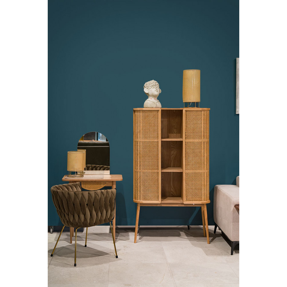 Sideboard Nona, ash wood veneer, 90x38x157cm