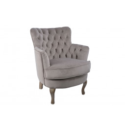Accent chair Rockfort, taupe, 53x70x74.5cm, seat height 44cm