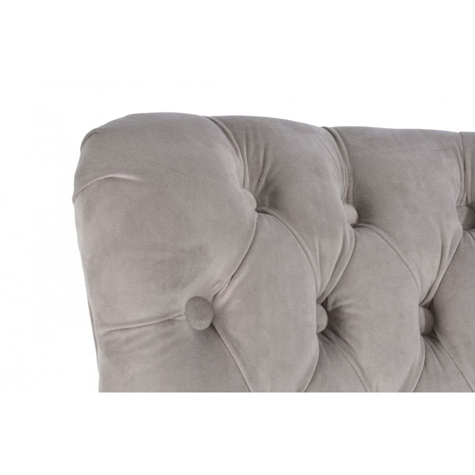 Accent chair Rockfort, taupe, 53x70x74.5cm, seat height 44cm