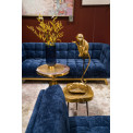 Sofa HARIS, 3 vietų, mėlynos sp., 218x89x74cm, sėdimosios dalies aukštis  h-43cm
