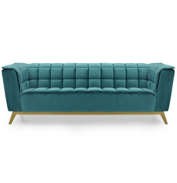 Sofa HAMOND, 3 sėdimos vietos, žalios sp., 215x88x70cm