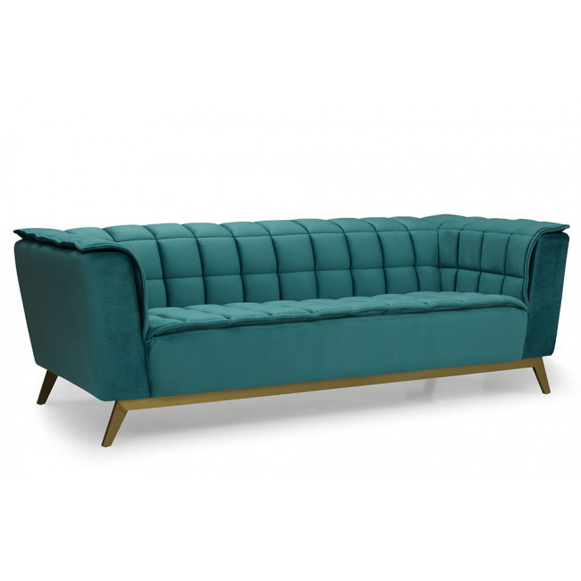 Sofa HAMOND, 3 sėdimos vietos, žalios sp., 215x88x70cm