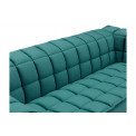 Sofa Hamond, 3 seat, green colour, 215x88x70cm, seat height 44cm