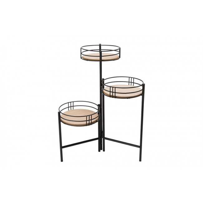 Plant rack mdf/metal, 32x28x40cm