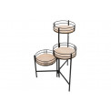 Plant rack mdf/metal, 32x28x40cm