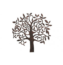 Wall object Tree mat, metal, 71cm