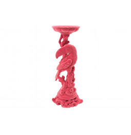 Candleholder Toucan pink, 13x10x29.5cm