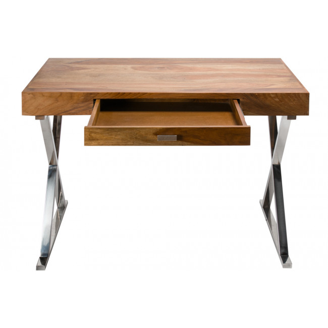 Desk Smile with 1 drawer, sheesham wood, 120x55x7cm