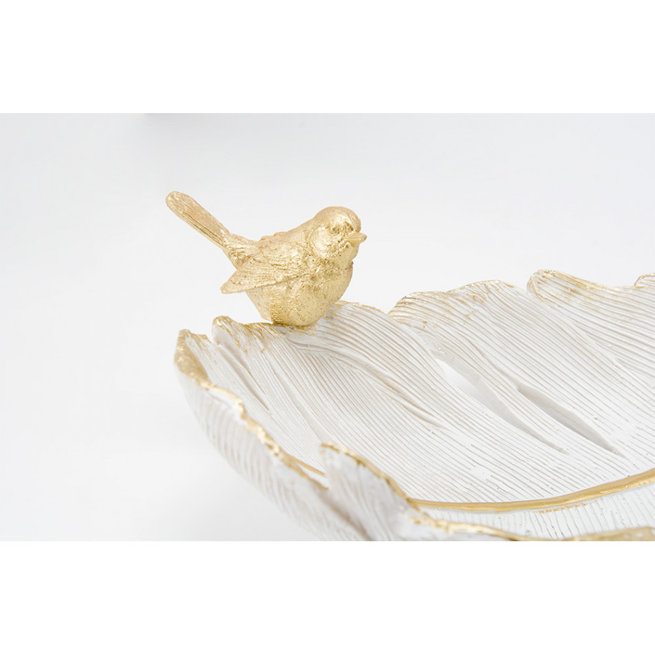 Decorative dish 2 birds, 30.7x17.5x11.5cm