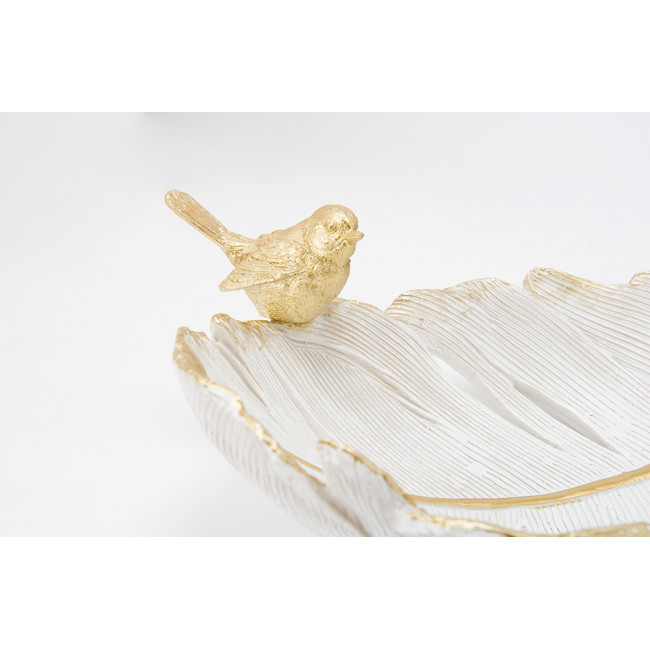 Decorative dish 2 birds, 30.7x17.5x11.5cm