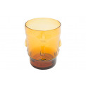 Tumbler glass Summer amber, H11, D8cm, 400ml