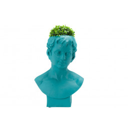 Decorative flower pot Man, blue, 30x21x41cm
