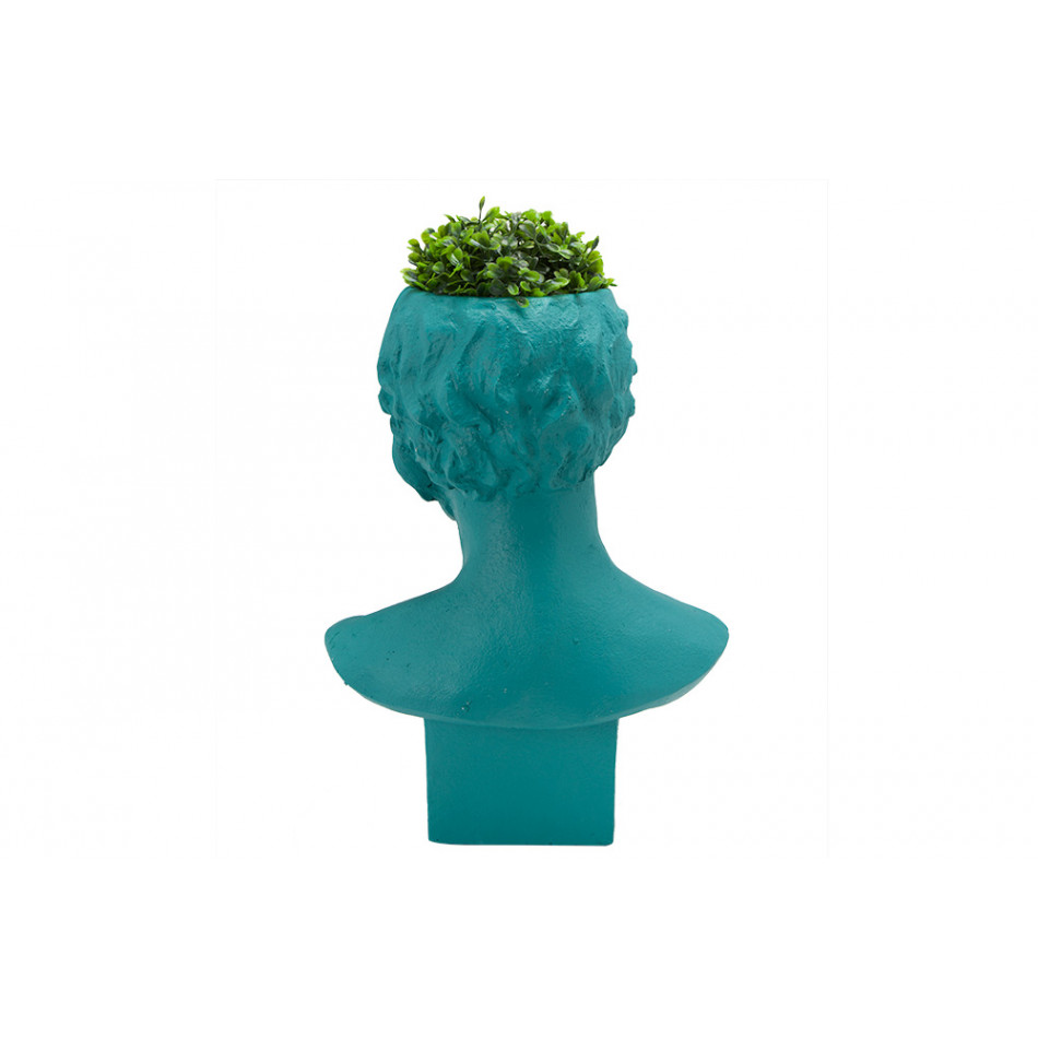 Decorative flower pot Man, blue, 30x21x41cm