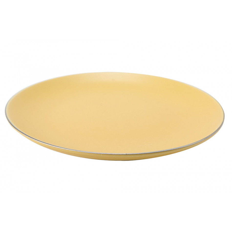 Plate Wally, mustard,17.8cm