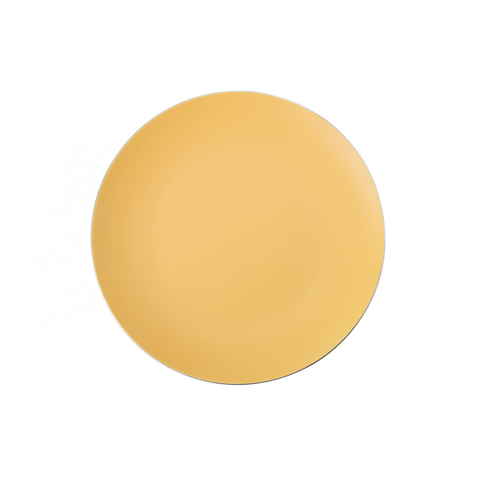Plate Wally, mustard, 25.4cm