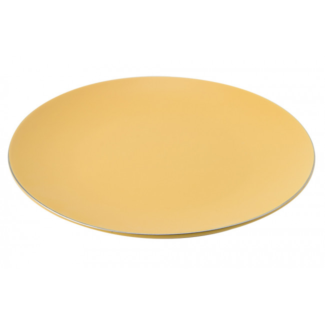 Plate Wally, mustard, 25.4cm