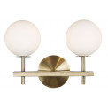 Wall lamp Rossi2, white/bronze, 10x16x20cm, G9LED3.5Wx1pcs