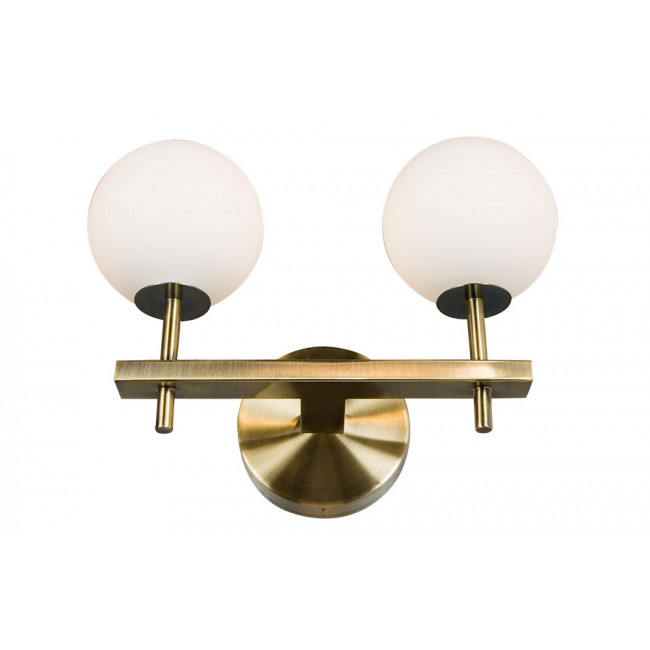Wall lamp Rossi2, white/bronze, 10x16x20cm, G9LED3.5Wx1pcs