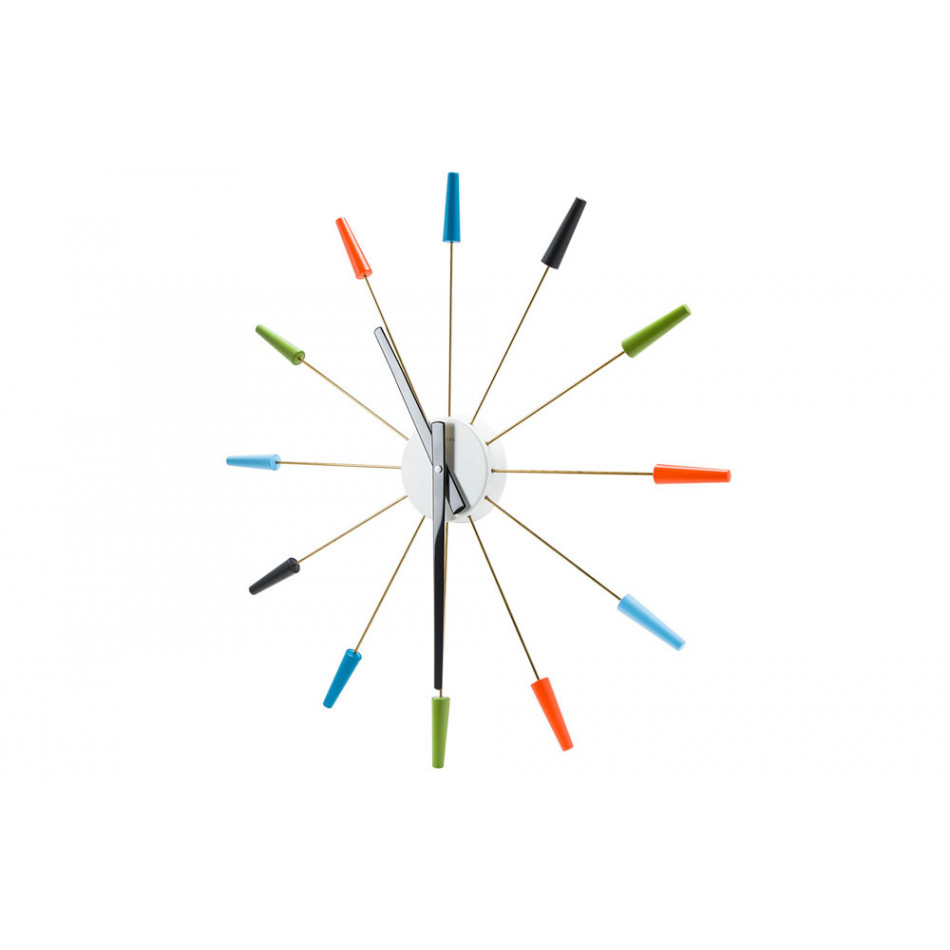 Wall clock Plug inn vintage, D58cm