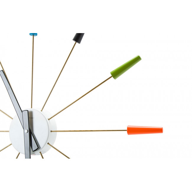 Wall clock Plug inn vintage, D58cm