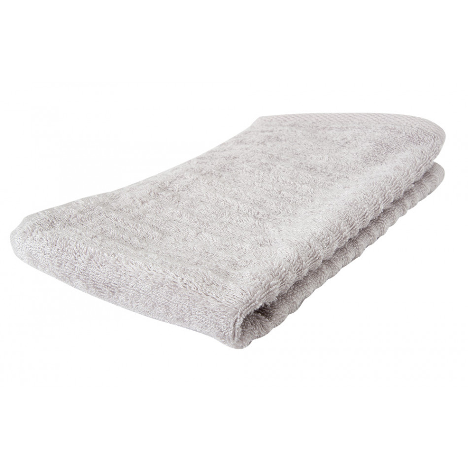 Bamboo towel Stripe, 30x50cm, glacier grey colour, 550g/m2