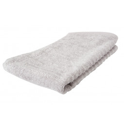 Bamboo towel Stripe, 30x50cm, glacier grey colour, 550g/m2