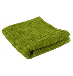 Bamboo towel Stripe, 50x100cm, green, 550g/m2